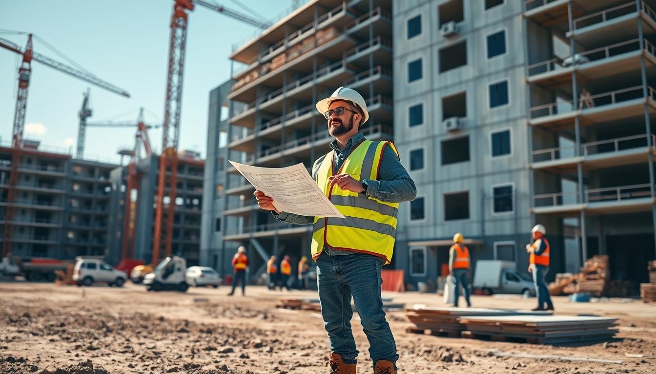 How to Become a Construction Manager The construction industry is booming, with spending in the U.S. reaching $1.3 trillion in 2018. This is a 4.1% increase from the previous year. At the heart of this growth are construction managers. They oversee projects from start to finish, ensuring they are completed on time and within budget. Becoming a construction manager requires a blend of technical knowledge, leadership skills, and a deep understanding of construction science, architecture, and engineering. But what does it take to succeed in this demanding role? Key Takeaways Construction managers play a key role in the success of construction projects. A combination of technical skills and leadership abilities is necessary. Understanding construction science, architecture, and engineering is vital. Formal education and certifications can be beneficial for career advancement. The construction industry is experiencing significant growth. What Does a Construction Manager Do? Construction managers are key to making sure construction projects go smoothly. They handle everything from planning to finishing the job. They work on big and small projects, leading teams and working with architects and engineers. Key Responsibilities and Duties Construction managers make sure projects are done on time, within budget, and meet quality standards. They plan projects, manage costs, and supervise teams. They also work with architects, engineers, and contractors to follow the plan. Types of Construction Management Roles There are different roles in construction management. General contractors oversee the whole process. Construction project managers focus on certain parts of the project. Specialty contractors are experts in areas like electrical or plumbing, playing a big role in the project's success. Construction Management Career Outlook Infrastructure development is booming, and so is the need for skilled construction managers. This demand is fueled by the complexity of projects and the need for efficient execution. A career in construction management is promising, with many opportunities for growth. https://www.youtube.com/watch?v=xJcBL6woWQc Job Growth Projections The Bureau of Labor Statistics (BLS) says the job market for construction managers will grow by 10% from 2023 to 2033. This is much faster than the average for all jobs. The strong demand is due to infrastructure projects and the need for skilled managers. Salary Expectations by Experience Level Construction managers earn competitive salaries, ranging from $84,000 to over $97,000 a year. Experienced construction managers make more, showing their value in managing big projects. They ensure projects are done efficiently and profitably. Educational Requirements for Construction Managers Educational requirements are key for a construction manager's career. To do well, one must first meet the needed educational standards. High School Preparation High school students aiming to be construction managers should study math, physics, and vocational training in construction or carpentry. These subjects lay a strong foundation for further studies. Degree Options and Alternatives A bachelor's degree in construction science, management, or a related field is usually needed. Courses should cover construction methods, project management, and building codes. Some might also get a master's degree or certifications like the Certified Construction Manager (CCM) to boost their career. Vocational training or associate degrees are options, but they might limit career growth. Top Construction Management Programs Many universities have top construction management programs. These programs mix theory with practical experience, getting students ready for the construction world. It's important to find a program that fits your career goals. Essential Skills for Construction Managers Effective construction management requires technical knowledge, leadership, and business skills. Construction managers need a wide range of skills to manage projects from start to finish. Technical Skills Technical skills are key for construction managers. They must know about construction methods, materials, and equipment. Building Codes and Regulations Knowledge Understanding building codes and regulations is vital. Construction managers need to know local, state, and national codes. This ensures projects follow the law and avoid legal problems. Blueprint Reading and Interpretation Being able to read and understand blueprints is essential. This skill helps plan and carry out construction projects. Leadership and Communication Skills Leadership and communication skills are also critical. Construction managers must lead teams, communicate well with stakeholders, and solve conflicts. Business and Financial Acumen Business and financial skills are important too. Construction managers must manage budgets, predict costs, and make smart financial choices. They need to be good at financial planning to keep projects profitable. In summary, construction managers need a wide range of skills. These include technical knowledge, leadership, and business acumen to succeed. How to Become a Construction Manager: Step-by-Step Path Starting a career as a construction manager needs a clear plan. This includes education, experience, and ongoing learning. By following a set path, you can set yourself up for success in this field. Education Planning Getting the right education is a key first step. You'll likely need a degree in construction management, civil engineering, or a similar field. Important classes include construction methods, project management, and building codes. Look for programs that are accredited by the American Council for Construction Education (ACCE). This ensures your education meets industry standards. Gaining Relevant Experience Getting practical experience is vital for those wanting to be construction managers. You can start with entry-level jobs, internships, or co-op programs. Working with experienced people helps you build a network and learn industry practices. It's also a chance to use what you've learned in real projects, improving your problem-solving and industry knowledge. Professional Development Timeline As a construction manager, your career will keep growing with learning and development. After some experience, you might want to get advanced degrees or certifications like the Certified Construction Manager (CCM) or Project Management Professional (PMP). Keeping up with industry trends, technologies, and best practices is essential. Having a timeline for these goals helps plan your career path. Licensing Requirements by State Licensing rules for construction managers vary across the U.S. Some states need a license, while others don't. It's key for construction managers to know their state's rules. States Requiring Construction Manager Licensing Some places require construction managers to get a license. These states have their own rules, like passing an exam and having the right education and experience. For example, a state might ask for a certain number of years working and a degree in a related field. Construction managers must research the licensing requirements for their state to ensure compliance. Licensing Application Process To get a license, you need to apply, pay a fee, and pass a test, like the construction manager certification. The test checks your skills in managing projects, following safety rules, and handling contracts. After getting your license, you might need to keep learning to keep it. Construction Manager Certifications Getting a construction manager certification is key to moving up in the construction field. Certs like the Certified Construction Manager (CCM) and Project Management Professional (PMP) show you're an expert. They're highly valued and can lead to new job chances. Certified Construction Manager (CCM) The Certified Construction Manager (CCM) is from the American Institute of Constructors (AIC). To get it, you need to meet certain education and work requirements. Then, you pass a tough exam. This shows you're really good at managing construction projects. Project Management Professional (PMP) The Project Management Professional (PMP) is from the Project Management Institute (PMI). It's a top certification in construction. You need education, experience, and pass a hard exam to get it. It means you can handle big projects well. Other Valuable Certifications There are more certifications for construction managers too. The LEED AP is for green building projects. The Certified Professional Constructor (CPC) is from the Construction Management Association of America (CMAA). These show you have special skills and knowledge. Gaining Experience in Construction Management To be a top construction manager, you need real-world experience. Getting hands-on experience is key to learning the skills needed. Good construction manager training mixes on-site work with learning from experts. Entry-Level Positions Starting in entry-level jobs is a great way to begin. These roles help you learn by doing. You'll assist senior managers and help with project coordination. These jobs give you a peek into how construction projects work. You'll pick up important skills along the way. Internships and Co-ops Internships and co-ops are great for those new to the field. They let you work on real projects and apply what you've learned. You'll also meet people in the industry. Many companies use these programs to find new talent. It's a chance to get your foot in the door. Mentorship Opportunities Finding a mentor is a big step up in your career. Mentors share their knowledge and offer advice. They help you understand the industry better. Learning from experienced managers can make a big difference. It helps you grow and succeed in your role. Technology and Tools for Modern Construction Managers Today's construction managers need to know about many technologies to manage projects well. The construction management career path is changing, with tech being key to better productivity and project results. Managers use various tools and software for planning and executing projects. Project Management Software Project management software is essential for construction managers. It helps them plan, organize, and control projects. These tools have features like scheduling, budgeting, and resource allocation. Popular software includes Procore, Oracle Construction, and Autodesk Construction Cloud. These tools help teams work together better, improve communication, and cut down on mistakes. Using project management software, managers can deliver projects on time and within budget, boosting their construction management career path. Building Information Modeling (BIM) Building Information Modeling (BIM) is a vital technology for construction managers. It involves creating detailed digital models of buildings and projects. This tech lets managers simulate construction, find problems, and improve designs. Using BIM, managers can better visualize projects, reduce waste, and improve teamwork. BIM is becoming more important for those aiming to advance in the construction management career path. Networking and Professional Associations Networking and joining professional associations are key for construction managers. They offer valuable insights and connections. With the right qualifications, managers can grow their careers through these opportunities. Key Industry Organizations Many industry organizations help construction managers network and stay informed. The Construction Management Association of America (CMAA) and the American Institute of Constructors (AIC) are examples. Being a member gives access to professional development resources, networking events, and industry conferences. This helps managers get the qualifications they need. Networking Strategies for Career Advancement Good networking is vital for moving up in construction management. Managers should go to industry events, join online forums, and connect on LinkedIn. This way, they build a strong network that opens doors to new chances and collaborations. It boosts their qualifications and career chances. Conclusion To become a construction manager, you need education, experience, and skills. This article has shown you how to get ready for this career. It's a path that requires hard work but offers great rewards. First, get the right education. Then, gain experience and develop key skills. Don't forget to get certifications. This journey takes dedication but is worth it. By following these steps, you can start a rewarding career in construction management. It's a field that's always changing and growing. Learning how to become a construction manager is the first step towards a fulfilling career. FAQ What education is required to become a construction manager? You usually need a bachelor's degree in construction management, engineering, or architecture. Some might get advanced degrees or certifications to boost their career.What skills are essential for a construction manager? Good construction managers have technical, leadership, and business skills. They must understand technical documents, lead teams, and manage budgets.How do I gain experience in construction management? Getting hands-on experience is key. Start with entry-level jobs, internships, or co-ops. Also, look for mentors to guide you.What certifications are available for construction managers? Certifications like the Certified Construction Manager (CCM) and Project Management Professional (PMP) show your skills. They give you an edge in finding jobs.Do I need a license to become a construction manager? License needs vary by state. You must check your state's rules to see if you need a license to work.What is the typical salary range for construction managers? Construction managers earn between $84,000 and over $97,000 a year. This depends on the industry and experience.How can I stay competitive in the construction management field? Keep up with trends, best practices, and new tech like project management software and BIM. This will help you stay ahead.What are the job growth projections for construction managers? The job outlook for construction managers is strong. It's due to the need for new infrastructure and complex projects.How can networking and professional associations help my career as a construction manager? Networking and joining associations offer chances to learn about new trends and tech. They help you grow in your career.