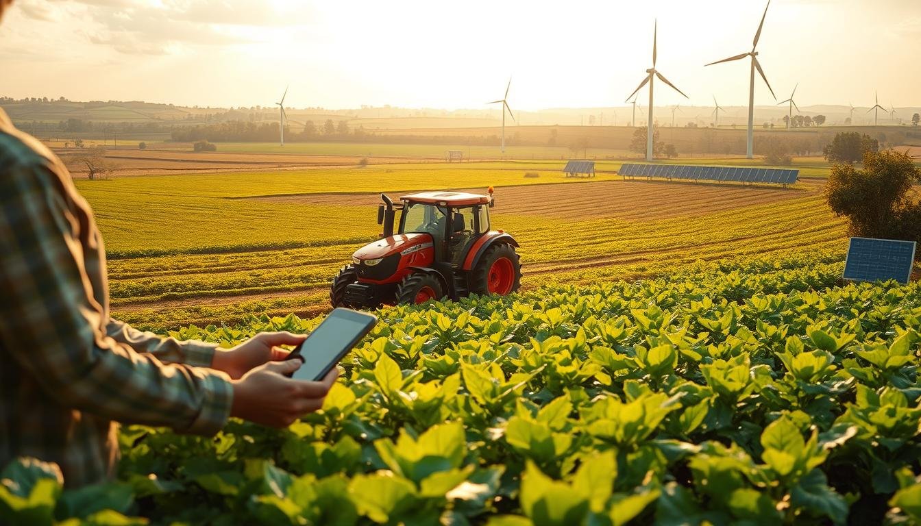 how to integrate technology with traditional farming
