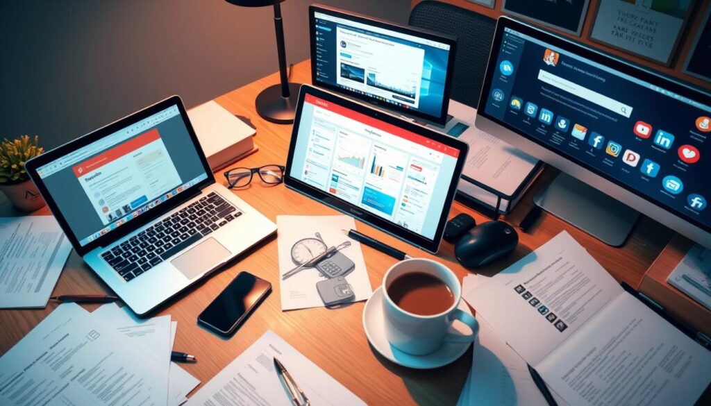 social media and job boards for recruitment