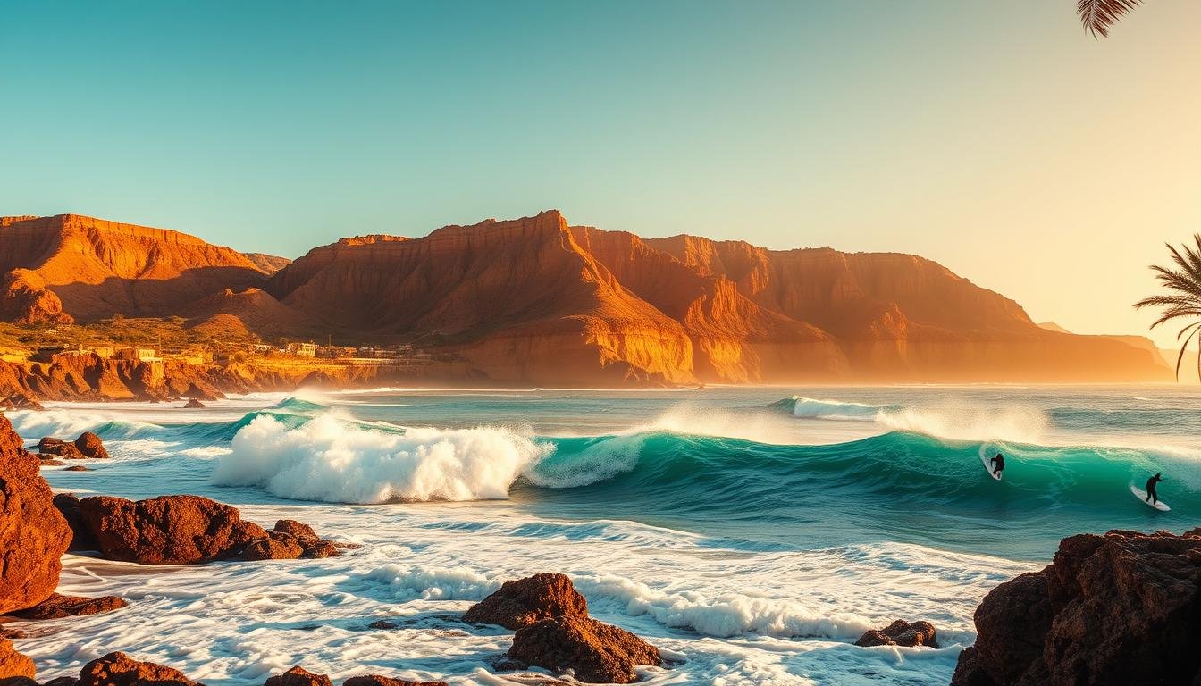 ركوب الأمواج في تغازوت